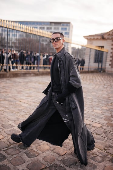 Men's Paris Fashion Week FW23 Street Style Looks